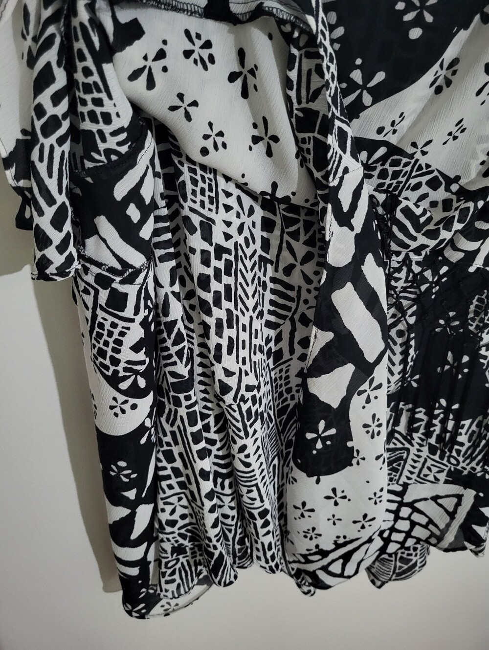 Kerrybrooke Asymmetrical Patchwork Skirt - Picture 6 of 7